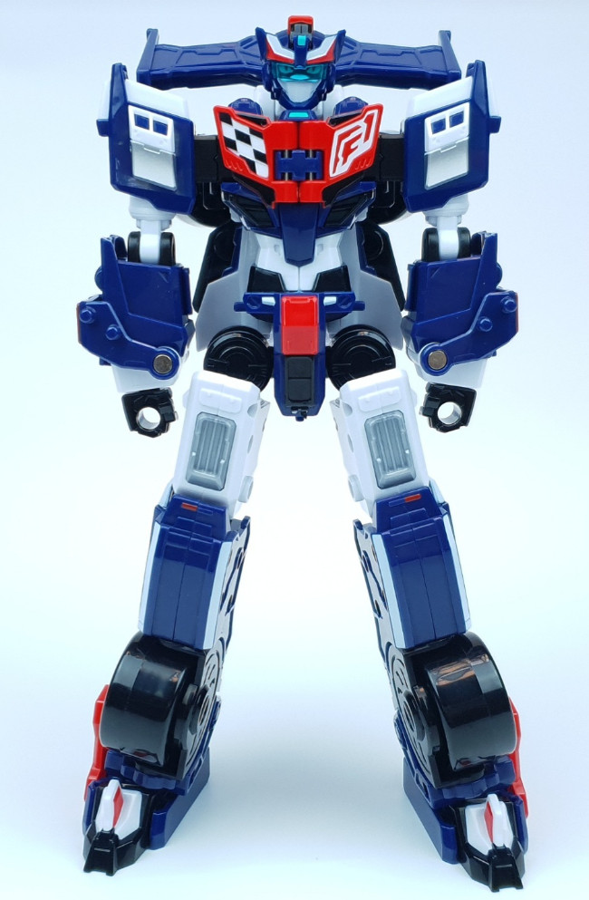 Metal Cardbot S FLASHVECTOR Race Car Transformer Robot Toy