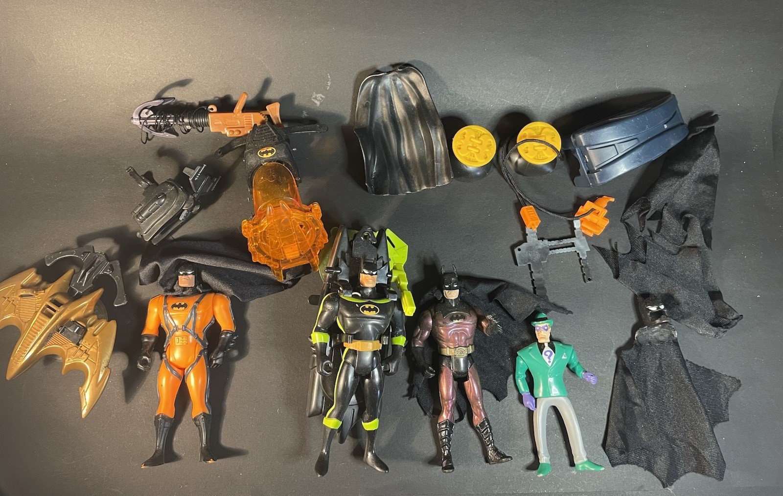 Vintage 1990’s Batman Action Figures Lot of 4 Assorted Characters 4-5″ as shown