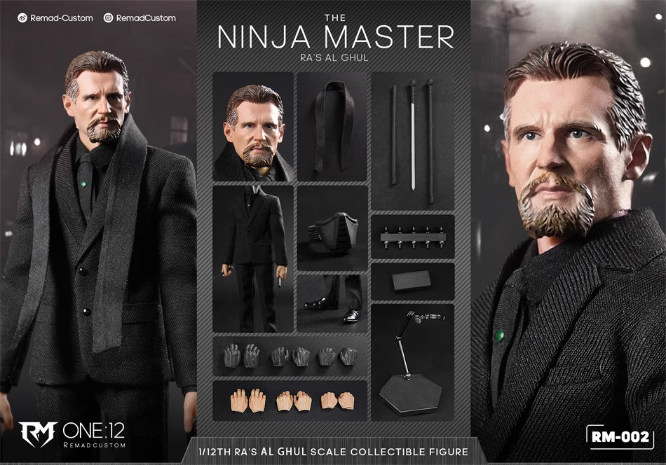 Remad Custom RM-002 1/12 Bat Man The Ninja Master 6″ Male Action Figure Model