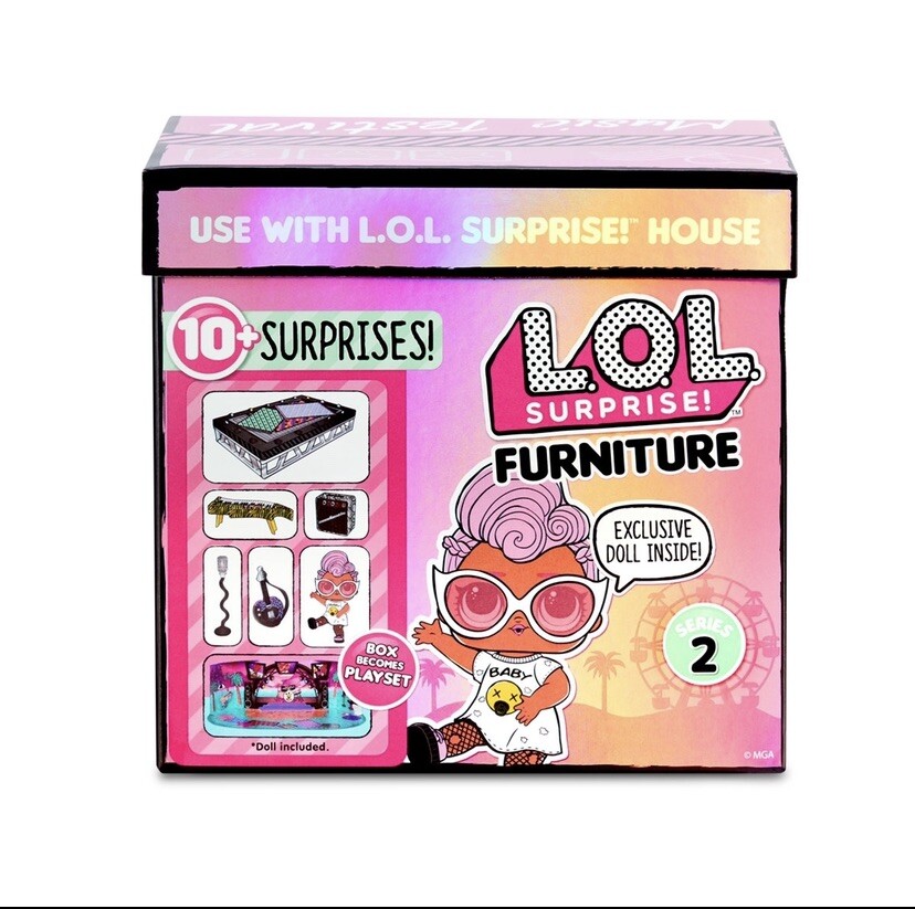 Deluxe L.o.l. 20+ Surprise 1 Furniture Set & 2 Lils Gift Set Free Shipping