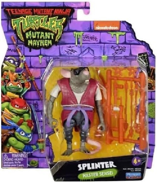 Teenage Mutant Ninja Turtles Mutant Mayhem TMNT Sensei SPLINTER 4″ Figure NEW