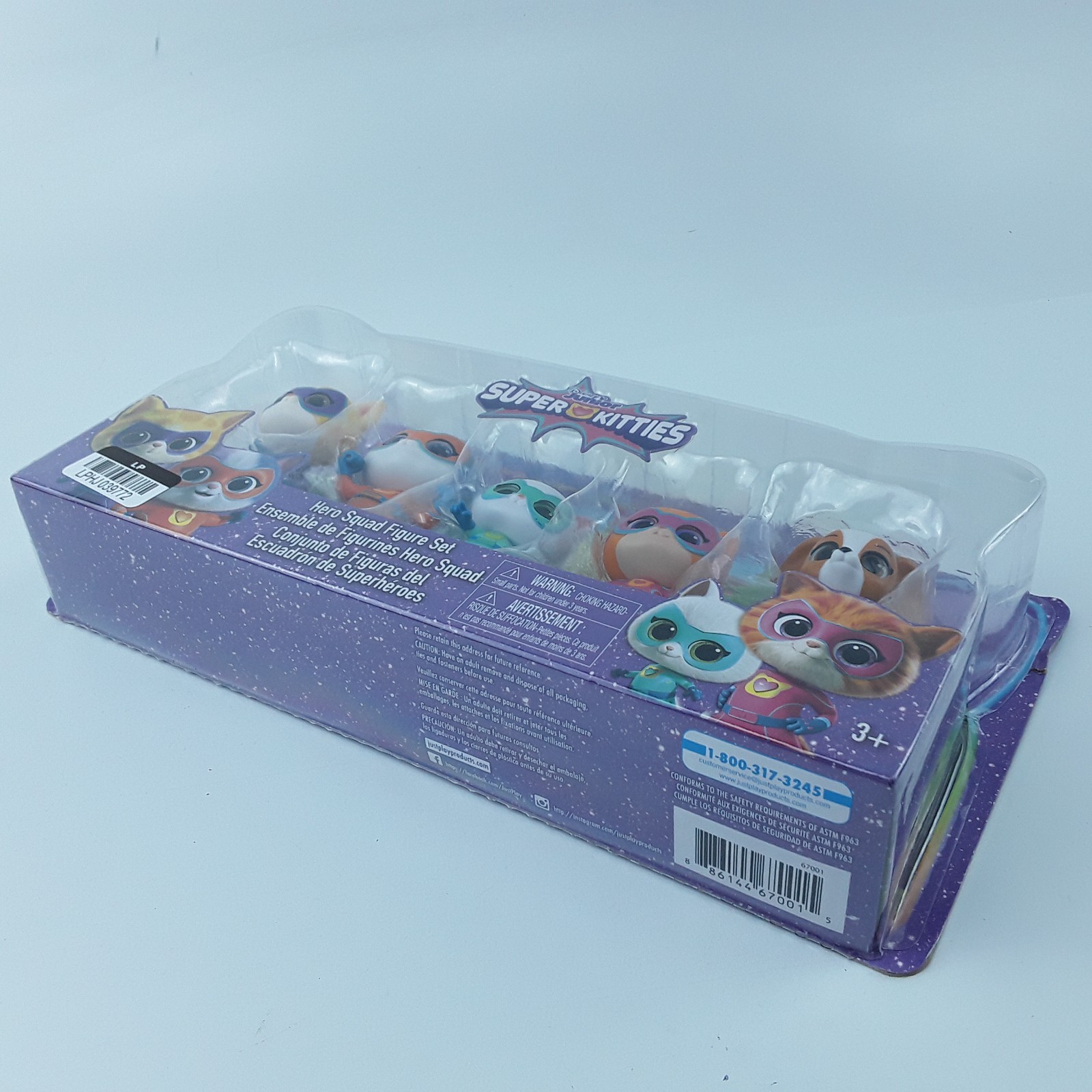 Disney Junior Super Kitties Hero Squad 5-Piece Action Figure Set Toy 67001