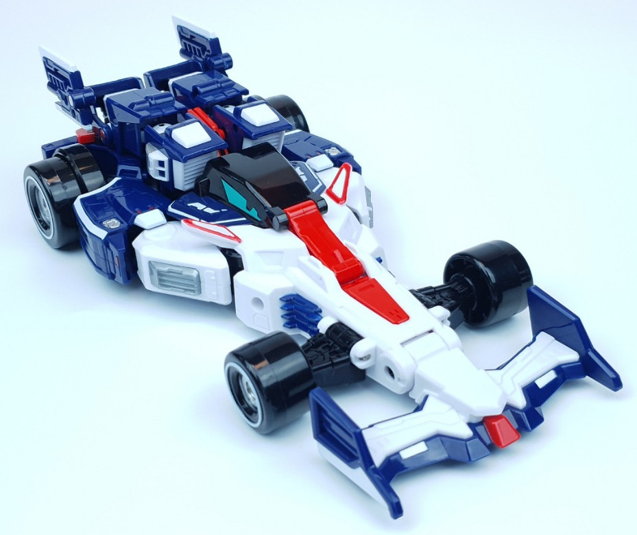 Metal Cardbot S FLASHVECTOR Race Car Transformer Robot Toy