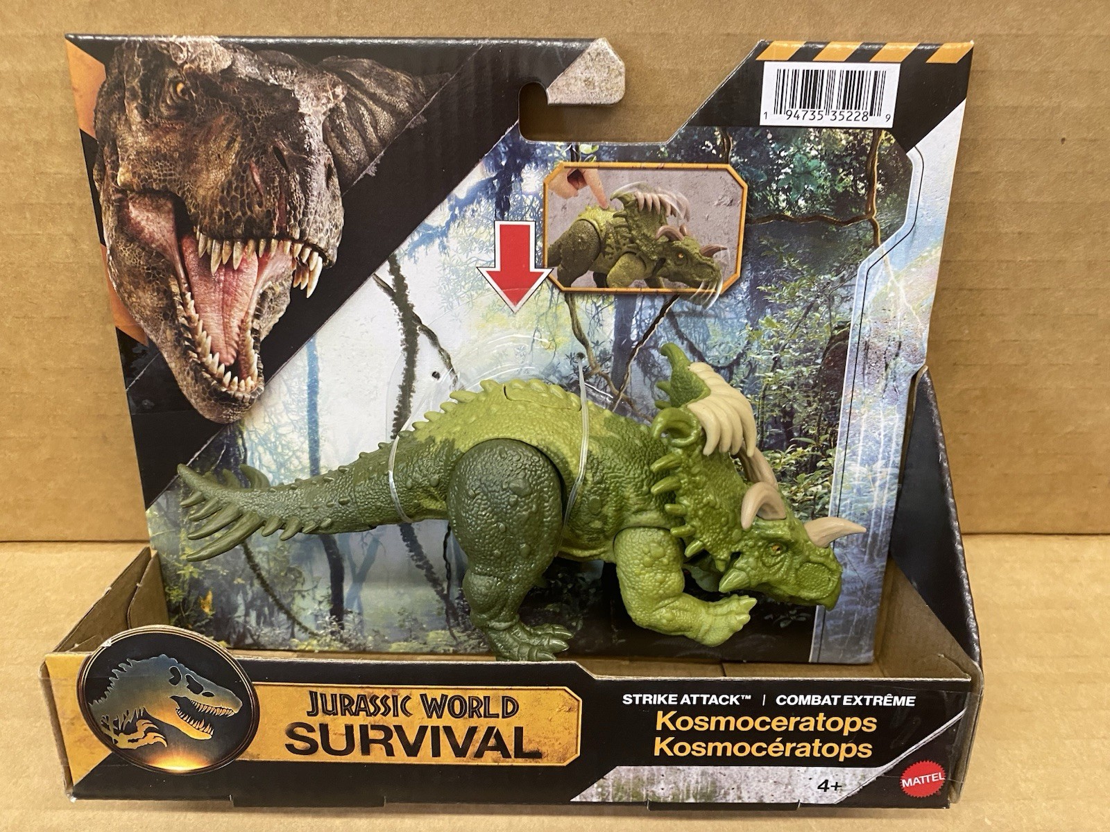 New! Jurassic World Survival Kosmoceratops, Strike Attack Mattel toys 2025