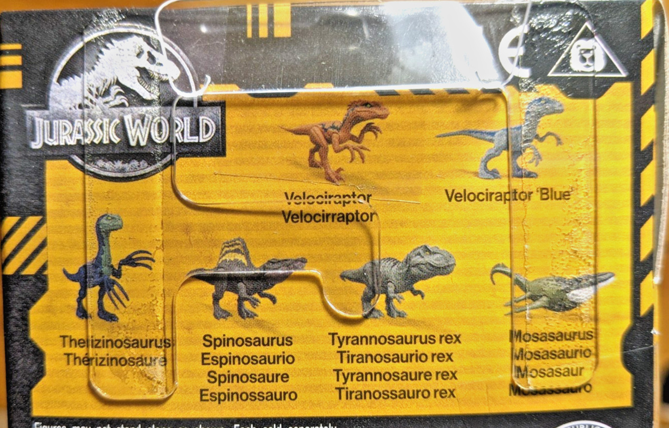 Ultra Rare! 6″ Size Jurassic World Dinosaur Posable Firgurines Complete Set