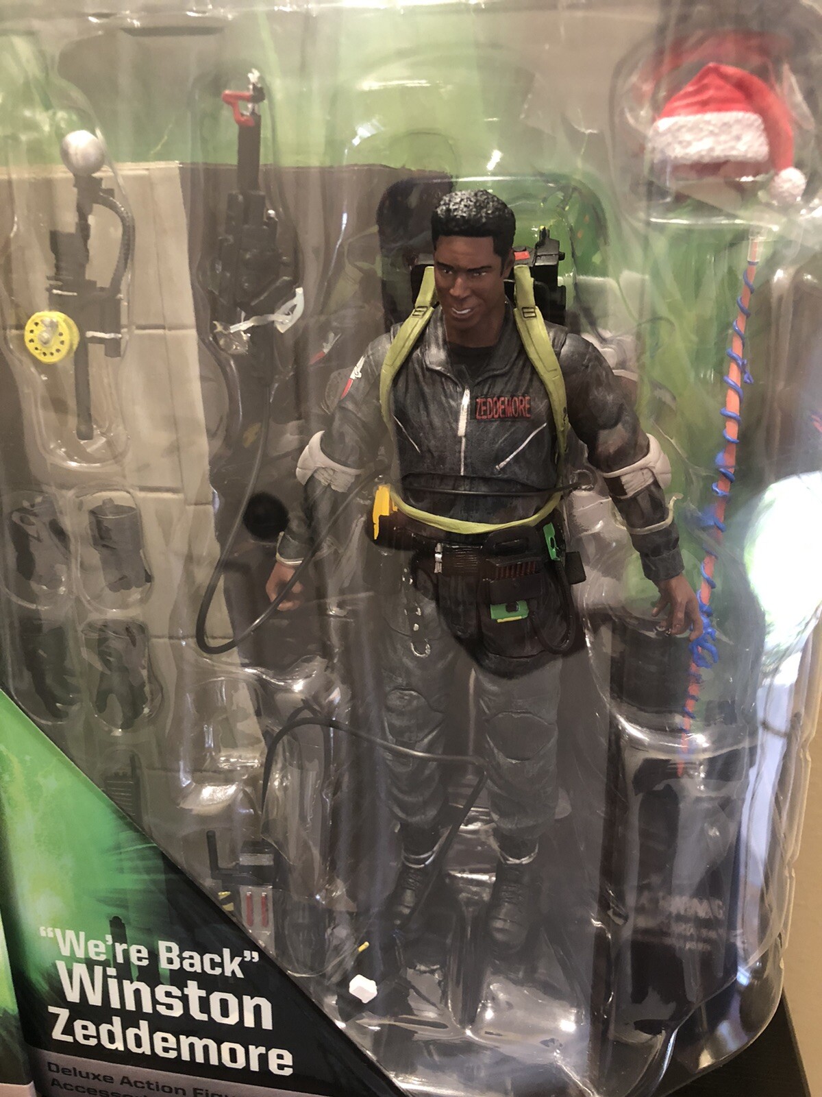 Ghostbusters 2 “We’re Back” Winston Zeddemore Diamond Select w/Diorama Parts New