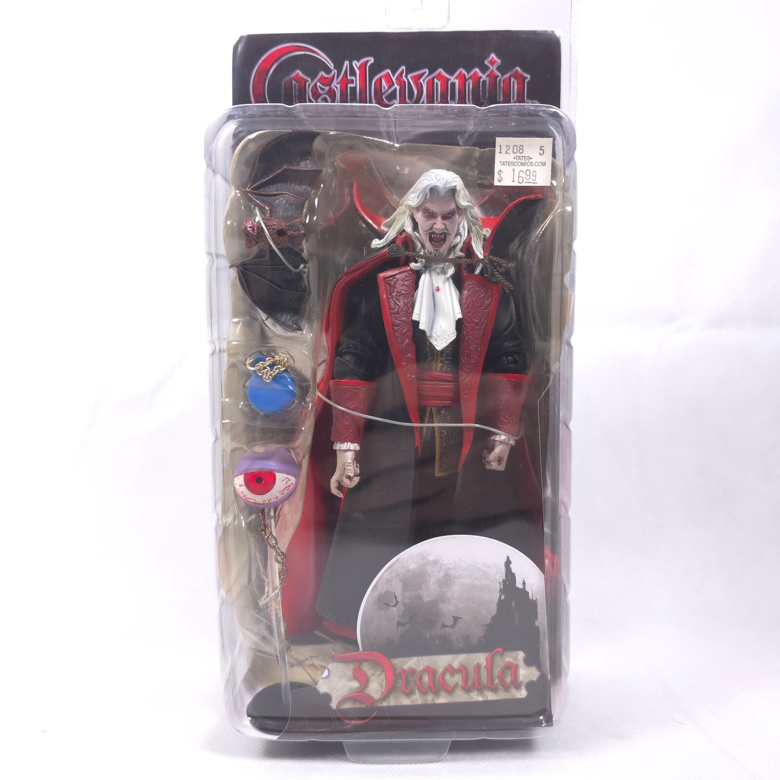 Vintage 2007 Konami Castlevania Neca DRACULA Open Mouth Rare Action Figure MOC