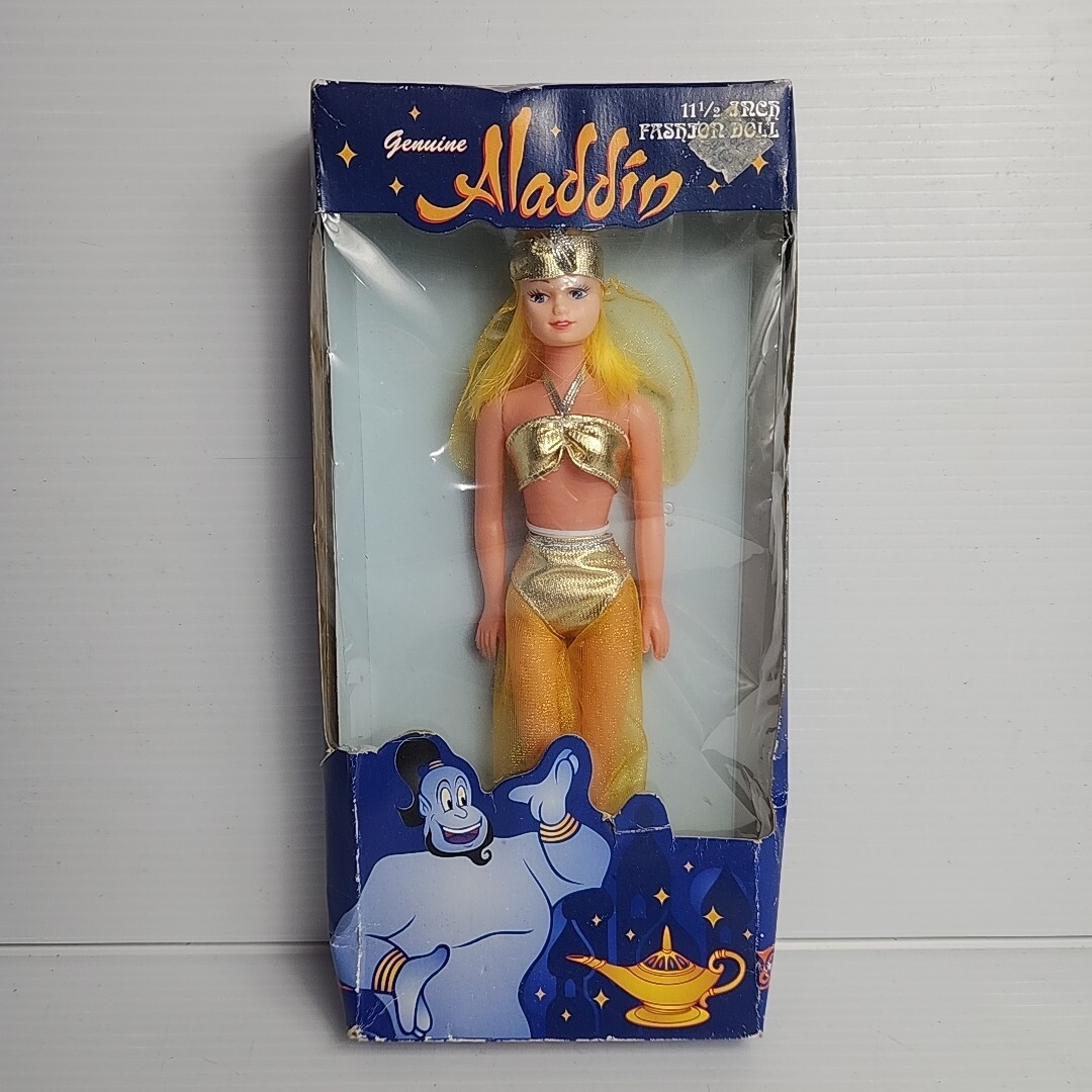 Vintage Bootleg Boot Aladdin Doll In Box Princess Figure EXTREMELY RARE