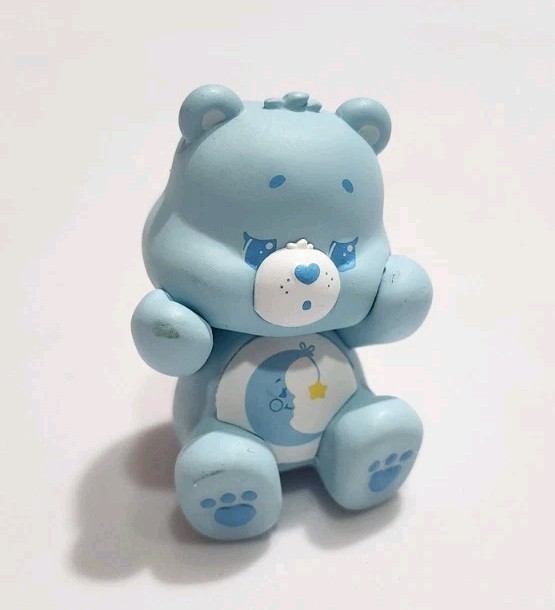 FUNISM CARE BEARS LITTLE THINGS BEDTIME BEAR MINI FIGURE REGULAR VERSION BLUE