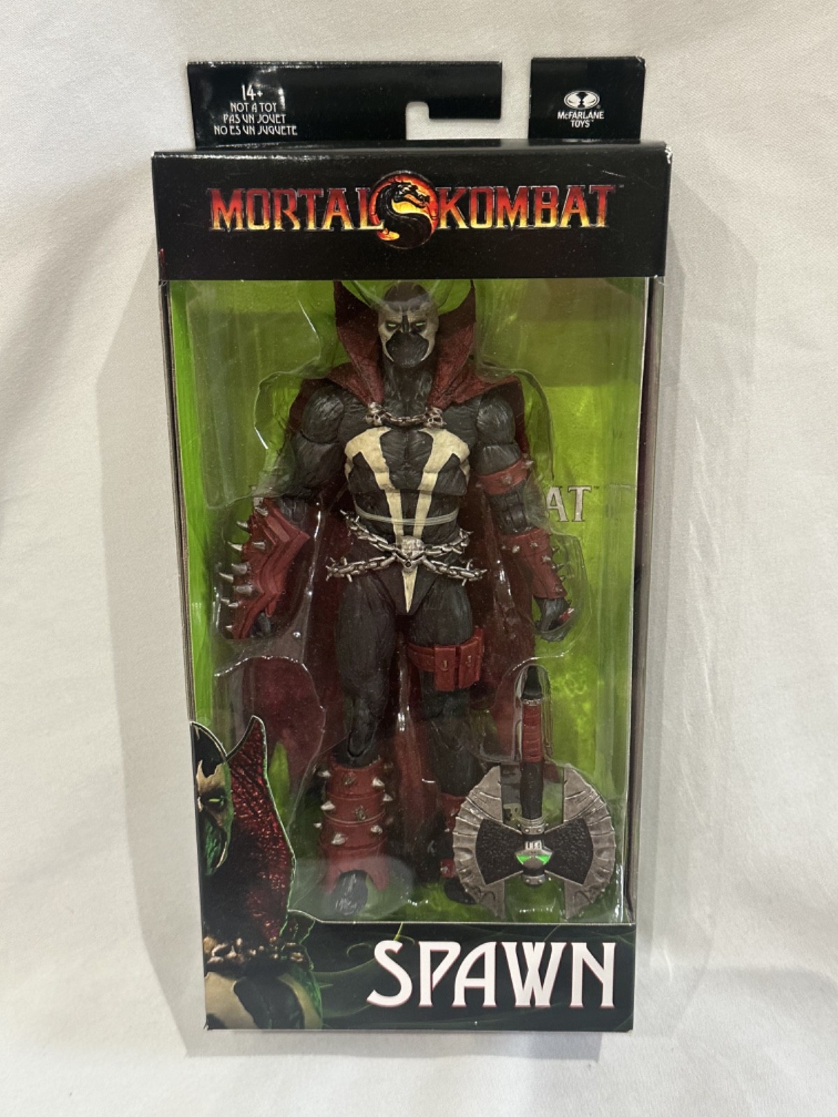 McFarlane Mortal Kombat Spawn w/ Axe Target Exclusive 7″ Action Figure NEW MINT