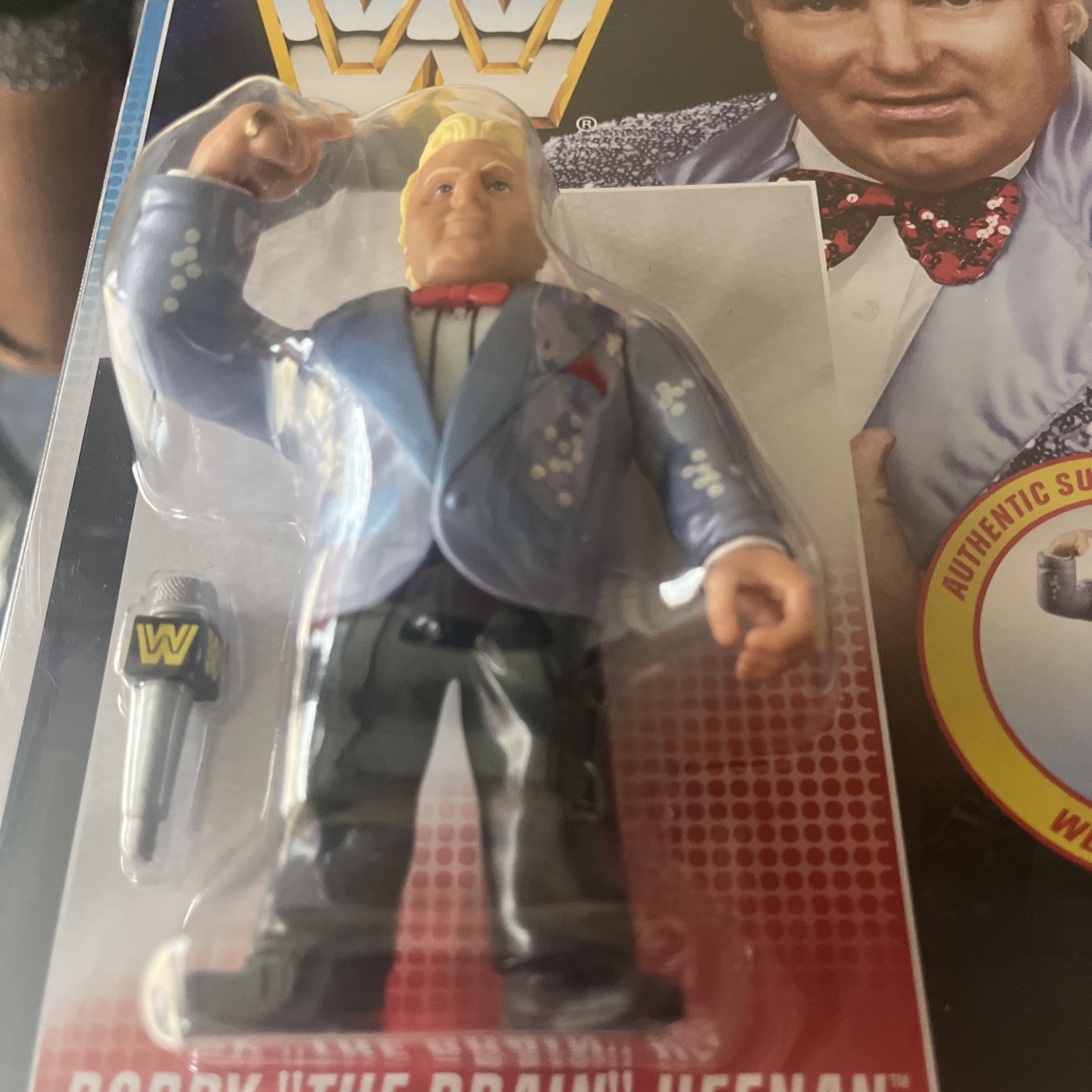 Mattel WWE Retro Collection 4.5″ Figure – BOBBY The Brain HEENAN with Mic