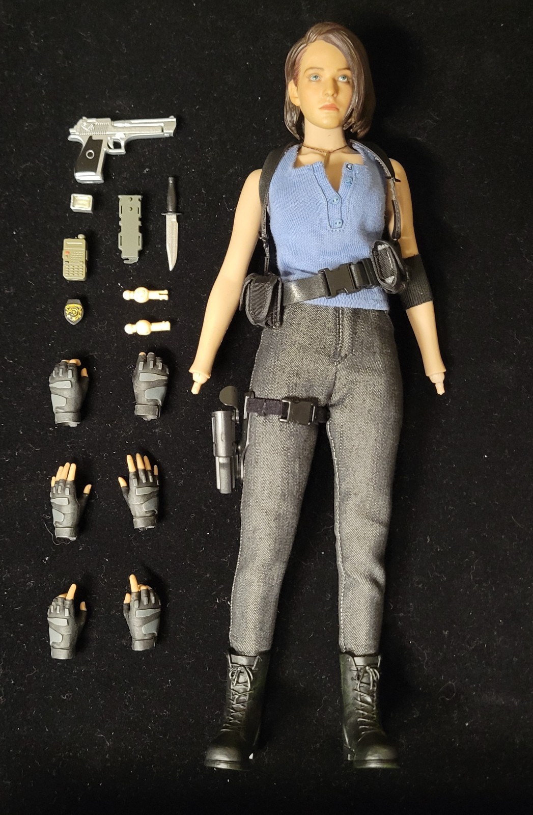 1/6 Jill Valentine Set Body and HEAD Resident Evil Action Figure Daftoys F017