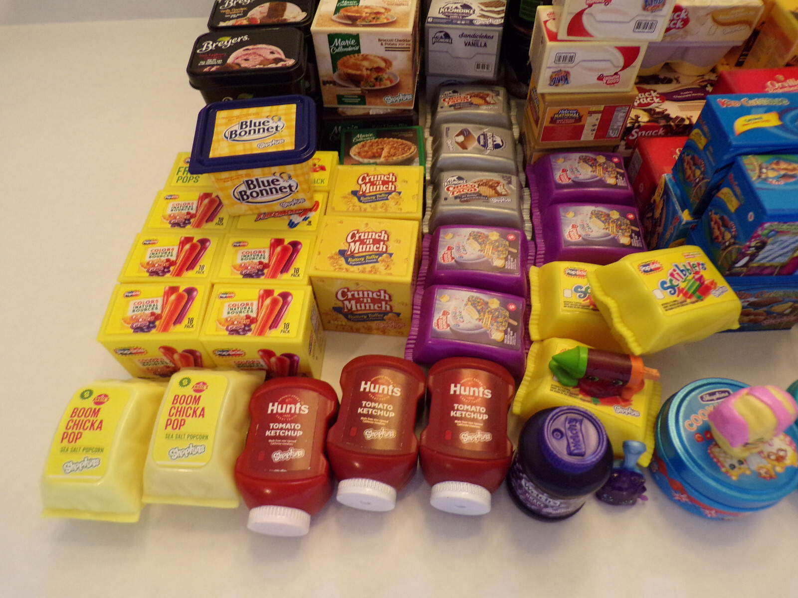 Shopkins Real Littles Branded Food~1″ Miniature~10 Random Pieces~Box Happy Face
