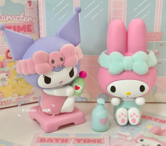 MINISO Sanrio Characters Bath Time Series Confirmed Blind Box Figure Toy Gift !