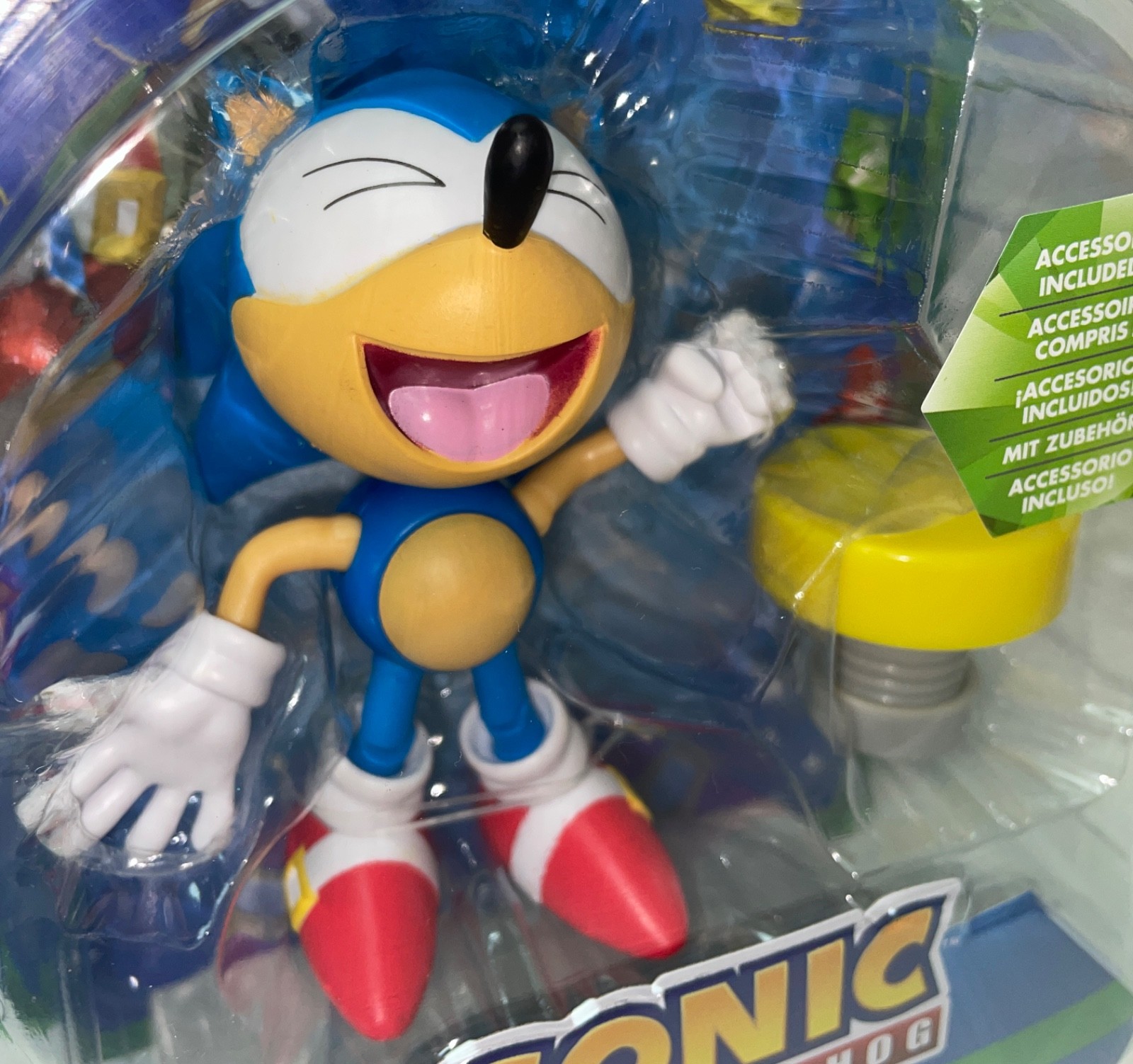 Sonic the Hedgehog Laughing 35th Anniversary 4″ Jakks Pacific Action Figure 2026