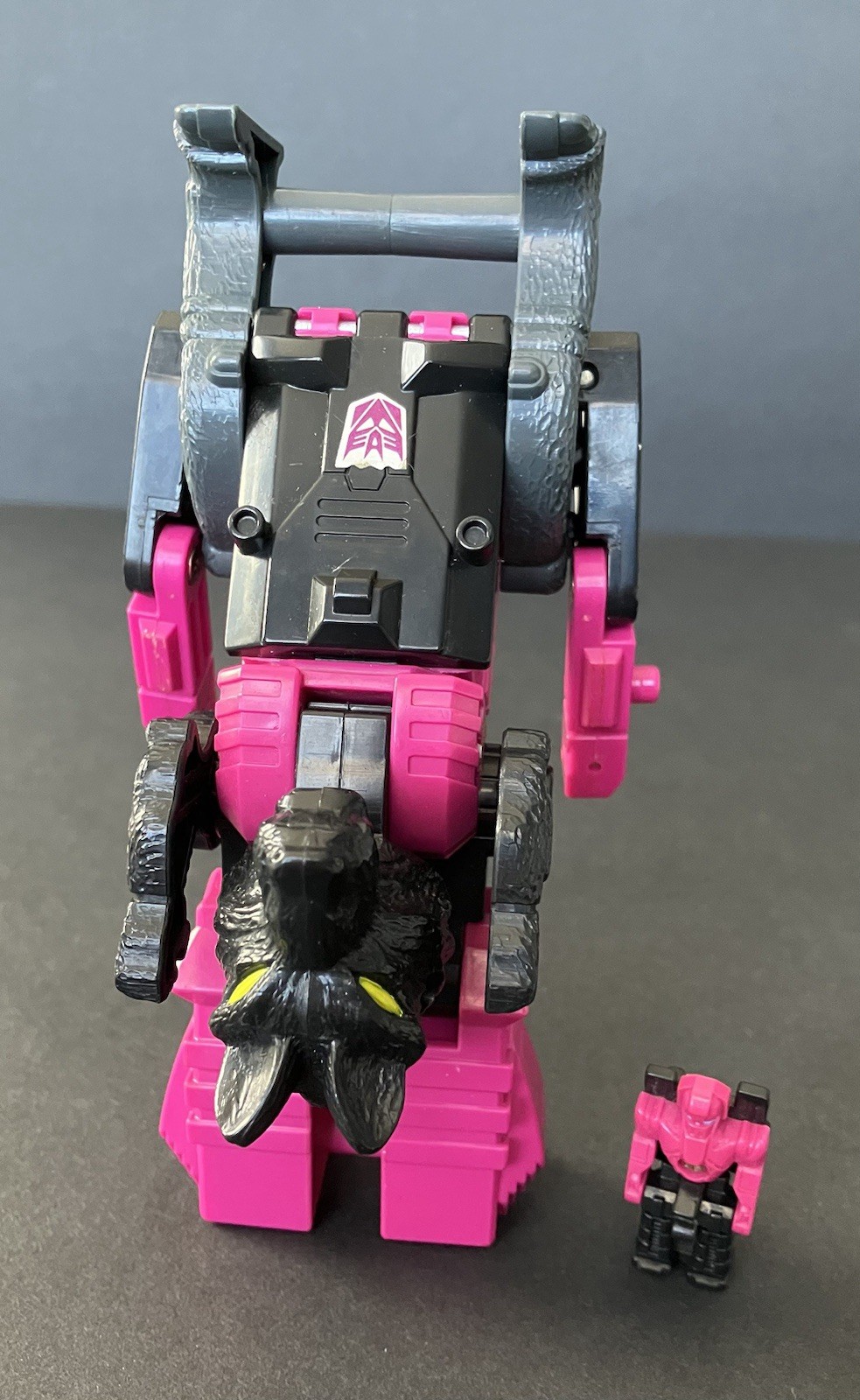 Transformers G1 1987 FANGRY and Brisko Headmasters Hasbro Takara, Thailand Made
