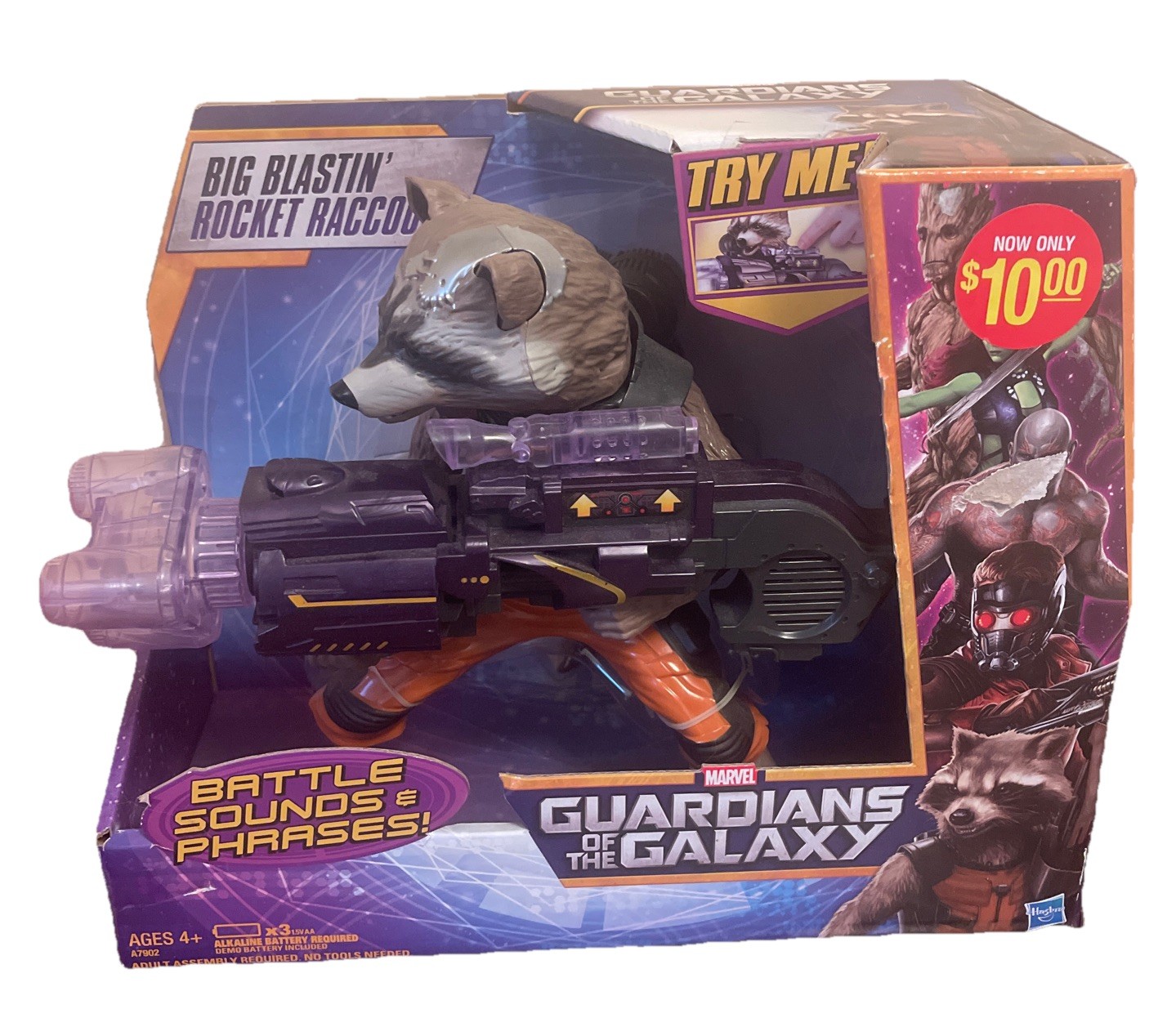 Marvel Guardians of the Galaxy Big Blastin’ Rocket Raccoon Electronic Blaster!