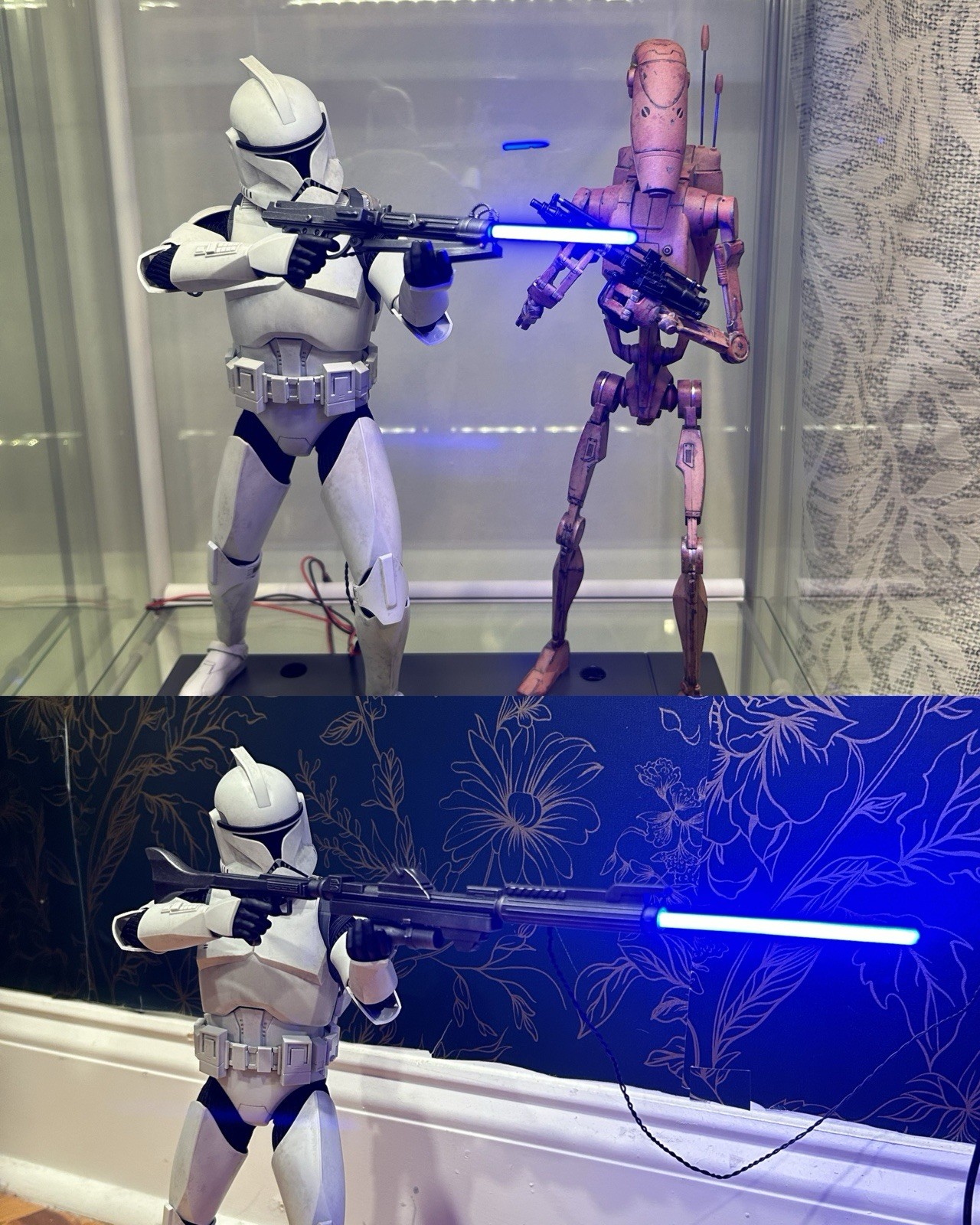 Hot Toys LED Lightsaber and Blaster BRIGHT USB Star Wars CUSTOM ORDERS