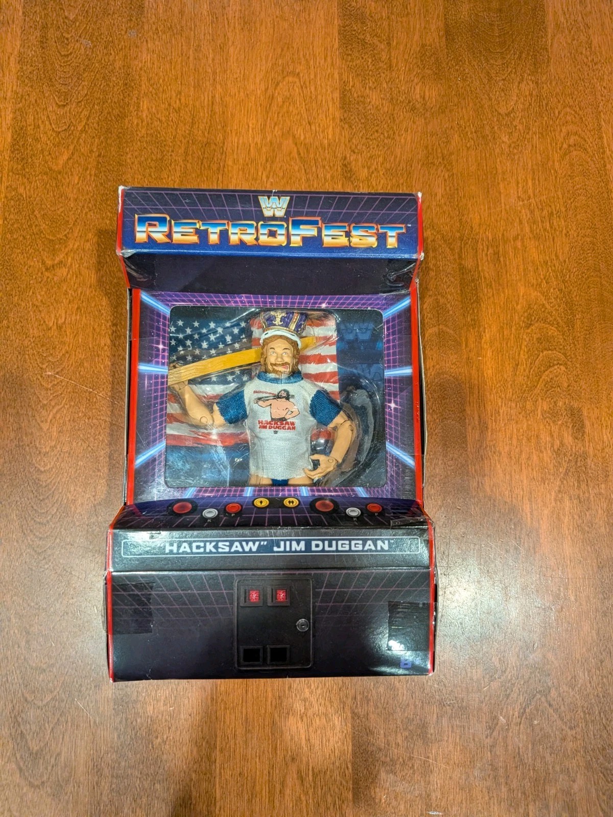 2018 Mattel WWE RetroFest Elite GameStop Exclusive King Hacksaw Jim Duggan NEW