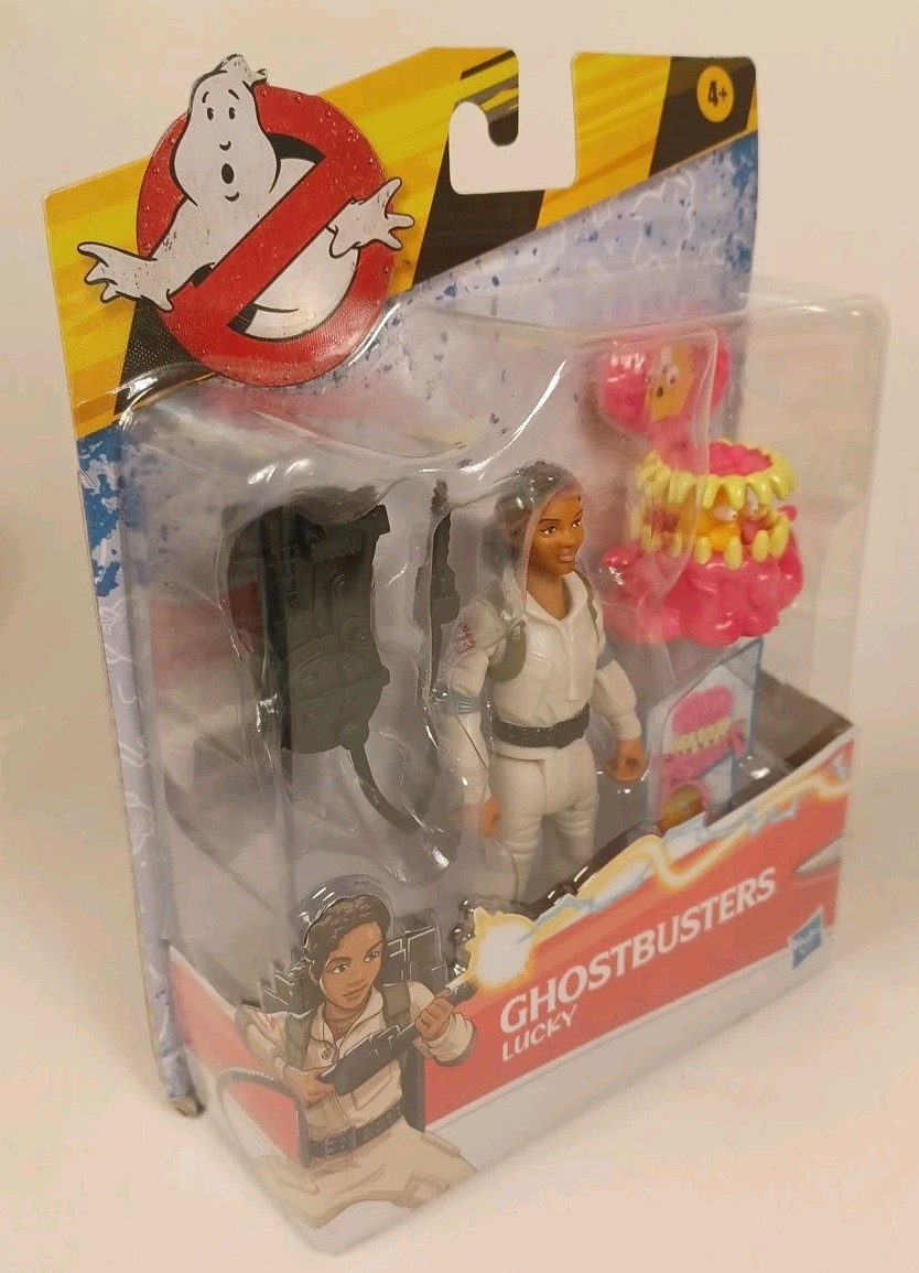 Ghostbusters Afterlife Fright Features Lucky Figure w Companion Ghost Hasbro