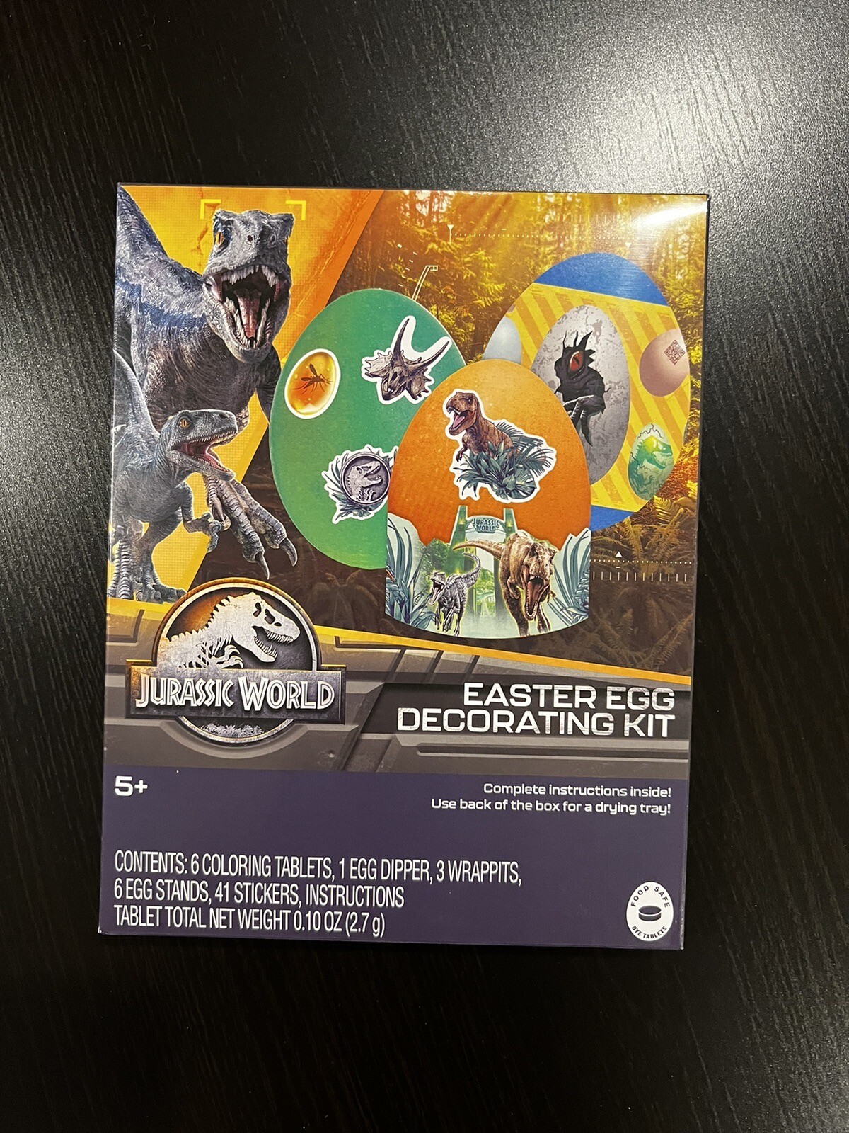 NEW Jurassic World Easter Egg Decorating Kit