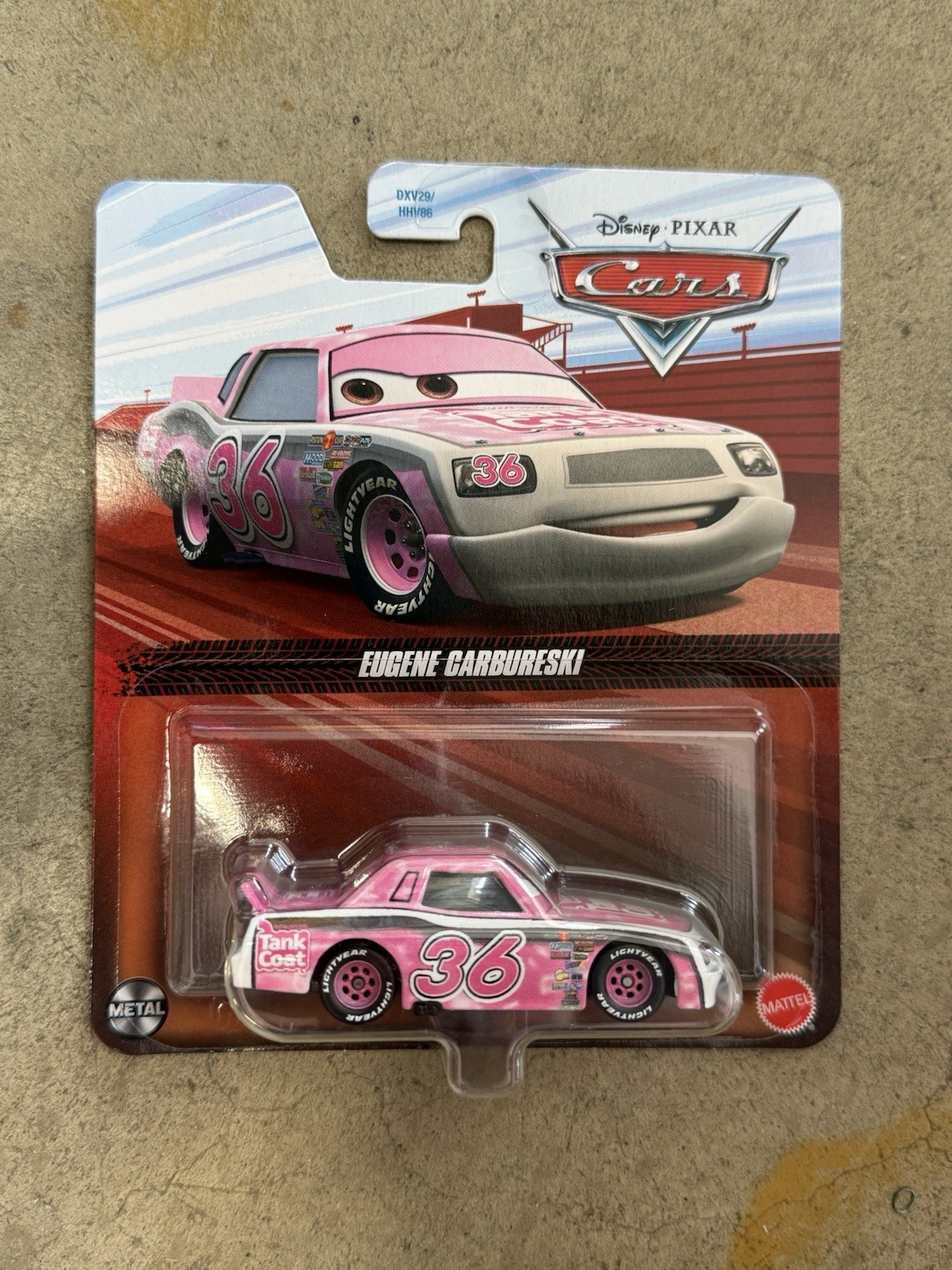 Disney Pixar Cars – Eugene Carbureski HTF (Pink) 2025 – Thailand Variant