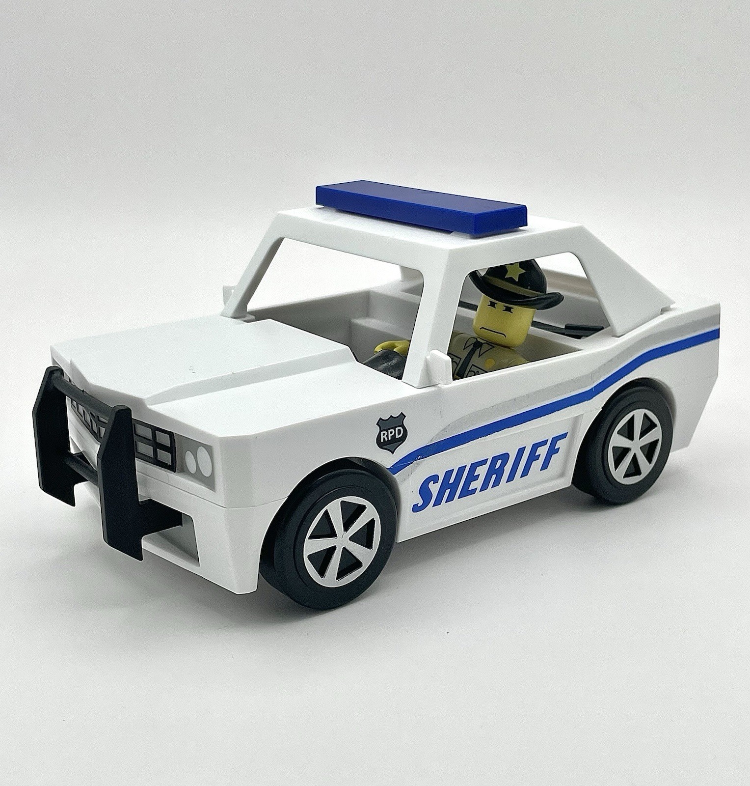 ROBL0X SHERIFF: NEIGHBORHOOD OF ROBLOXIA PATROL CAR Figure COMPLETE (NO CODE)