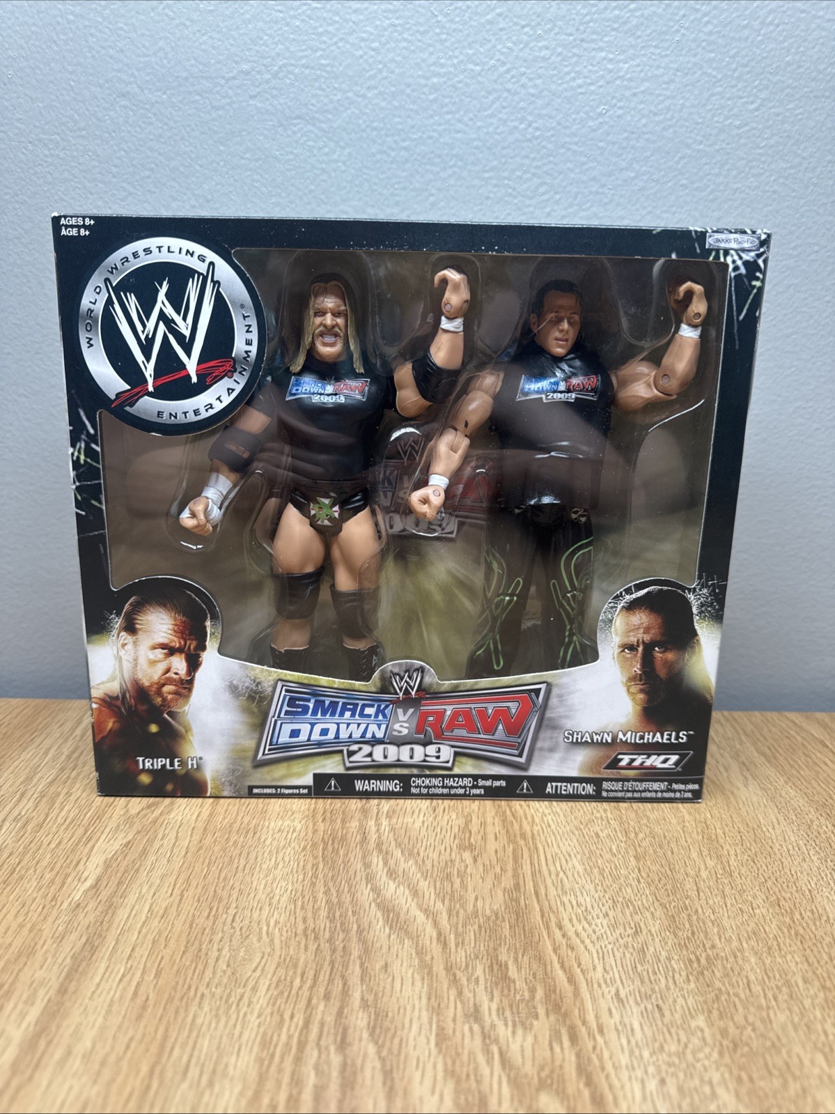 WWE Exclusive Smackdown vs RAW 2009 Superstars 2-pk DX Triple H & Shawn Michaels