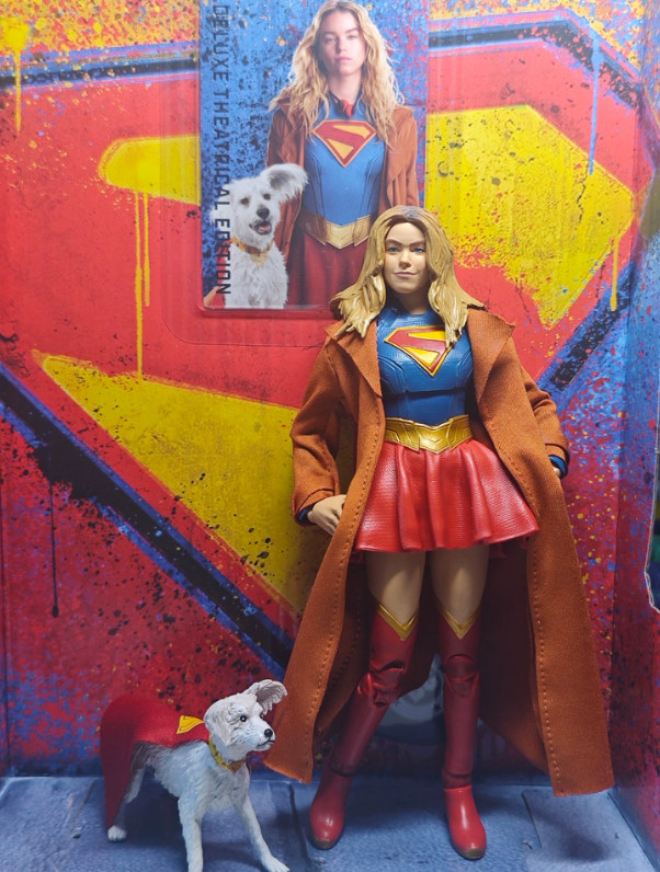 McFarlane DC Multiverse Supergirl & Krypto (Supergirl) Gold Label Deluxe Figure