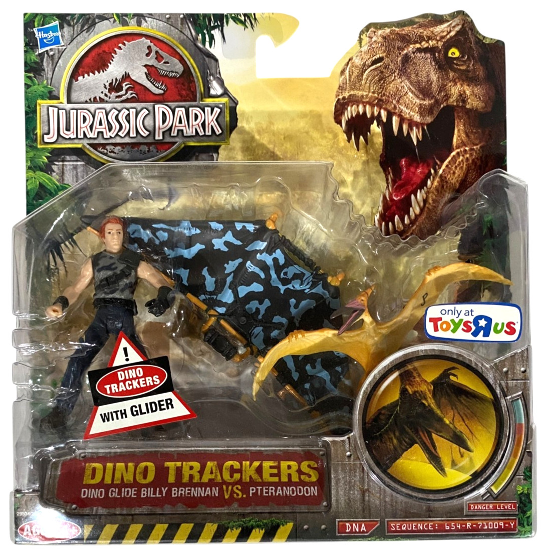 Jurassic Park Dino Trackers Dino Glide Billy Brennan Vs Pteranodon Figures NEW