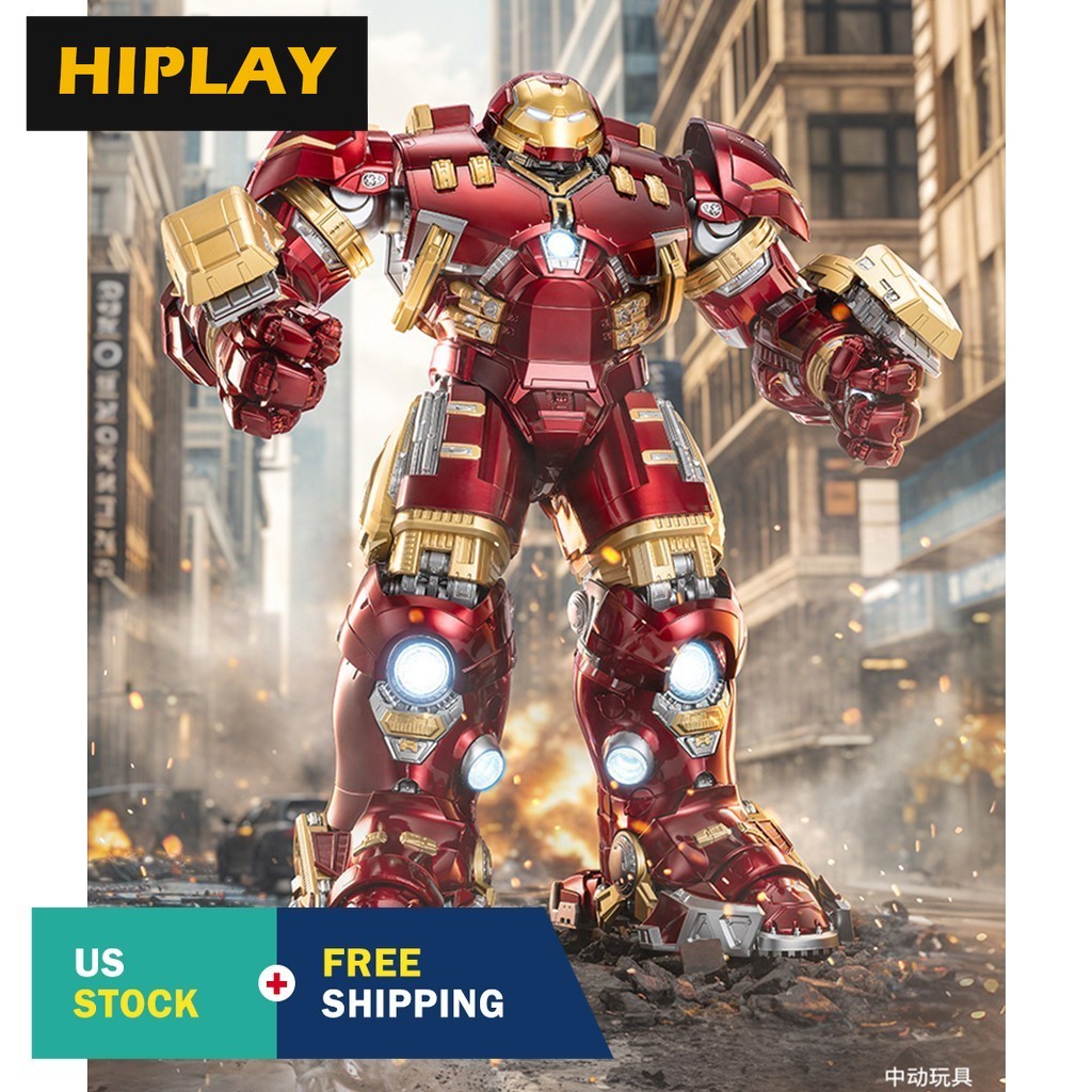 【US In-Stock】HIPLAY ZD Toys Iron Man MK44 1907-44 Hulkbuster 1/7 Action Figure