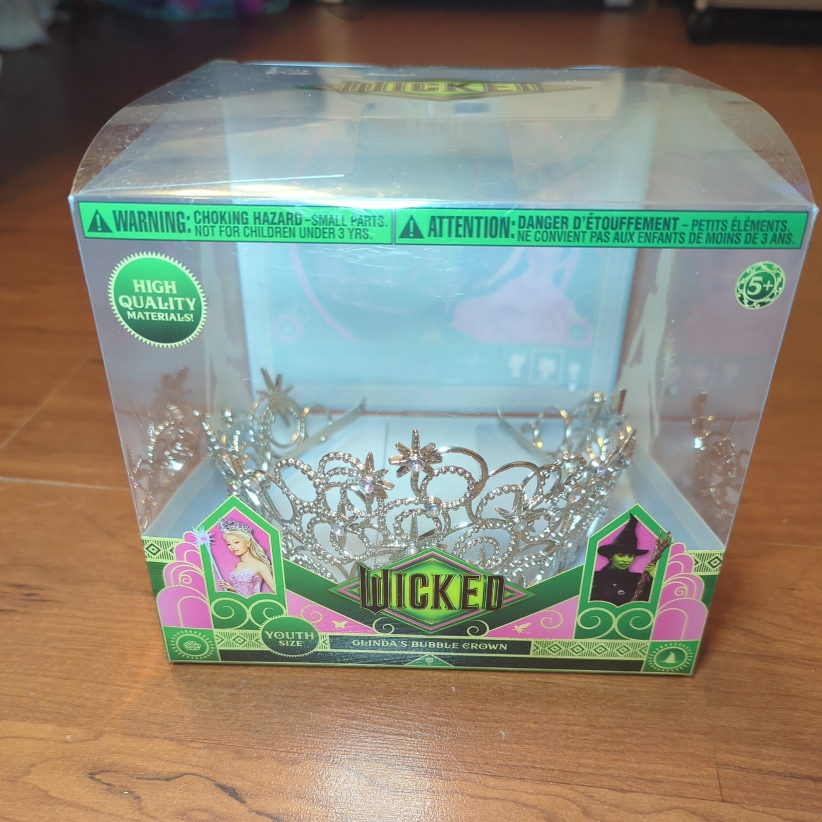Wicked Glinda’s Bubble Crown Youth Size Collection Open Glinda Tiara NN3123