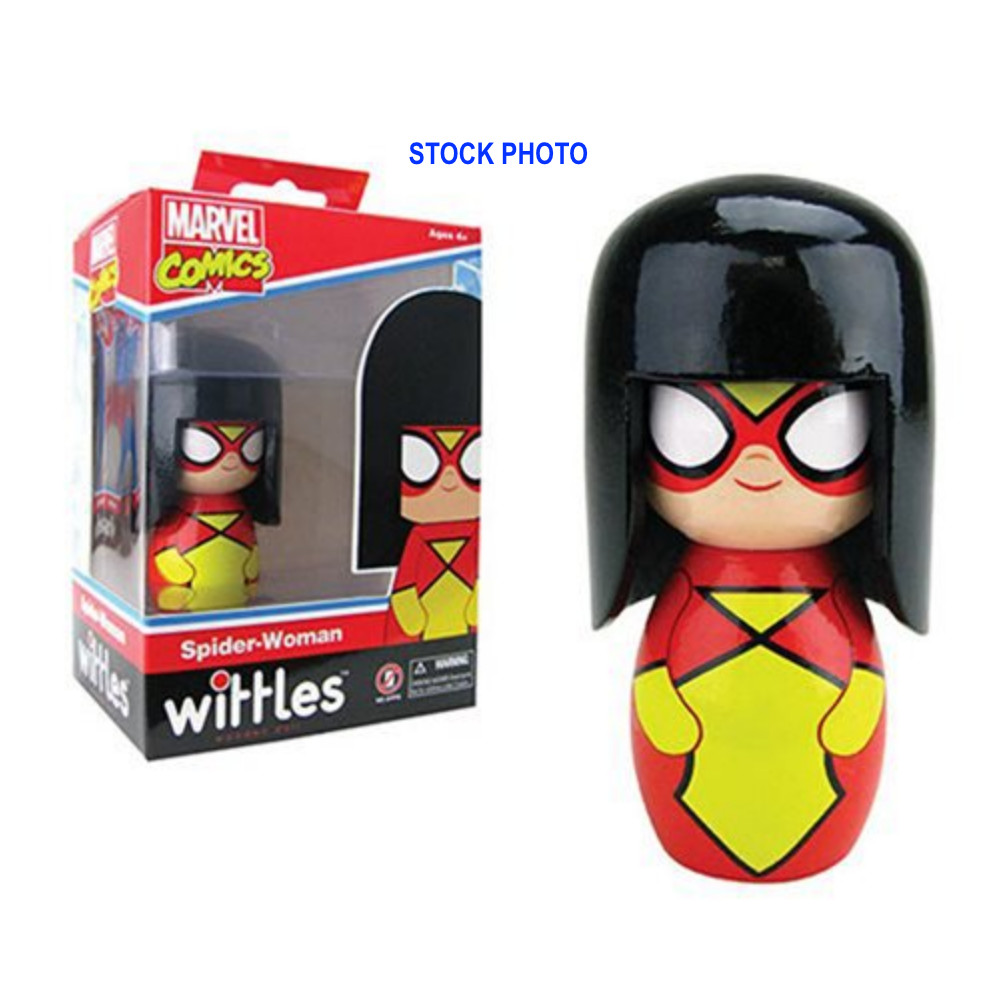 Marvel Comics Spider-Woman Wittles Wooden Doll