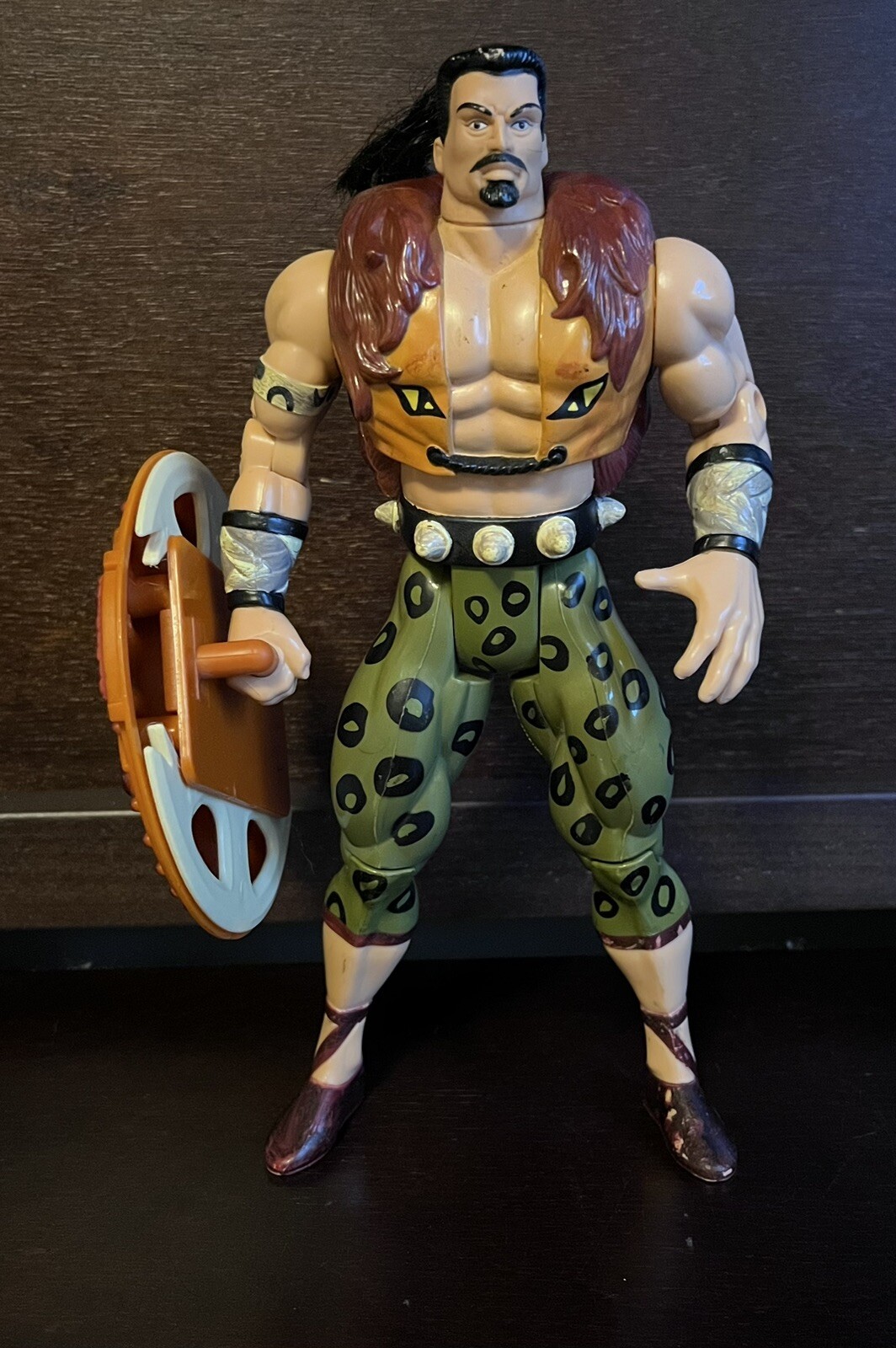 Vintage Spider-Man Kraven The Hunter 10” Action Figure Marvel 1994 With Shield