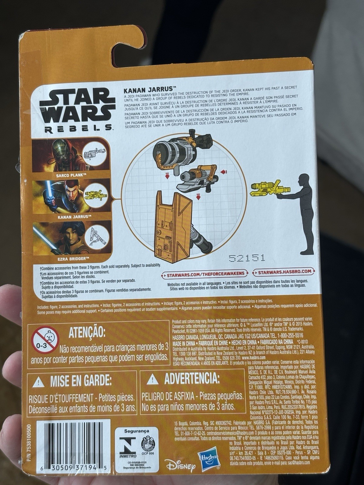 Hasbro Star Wars Rebels 3.75″ Figure – KANAN JARRUS Rebels New MOC Vader Ezra
