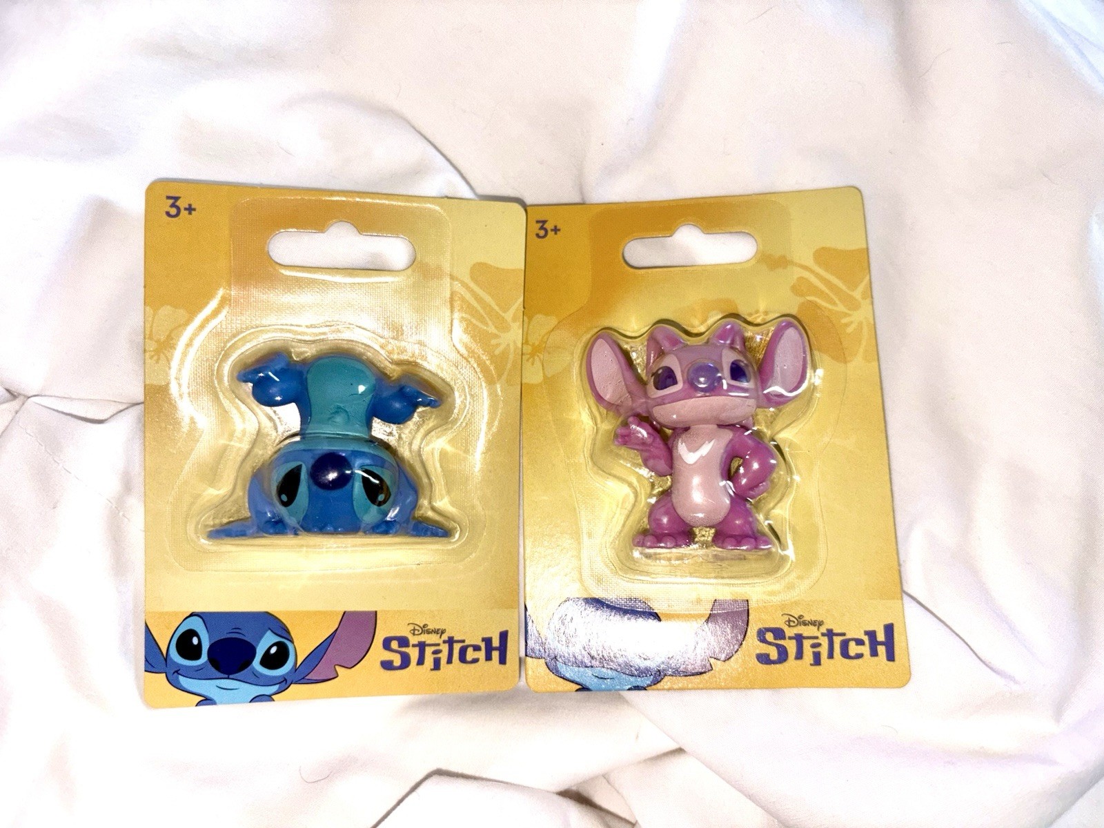 Disney Lilo & Stitch Action Figure 2″ Collectable Upside Down Stitch & Angel Toy