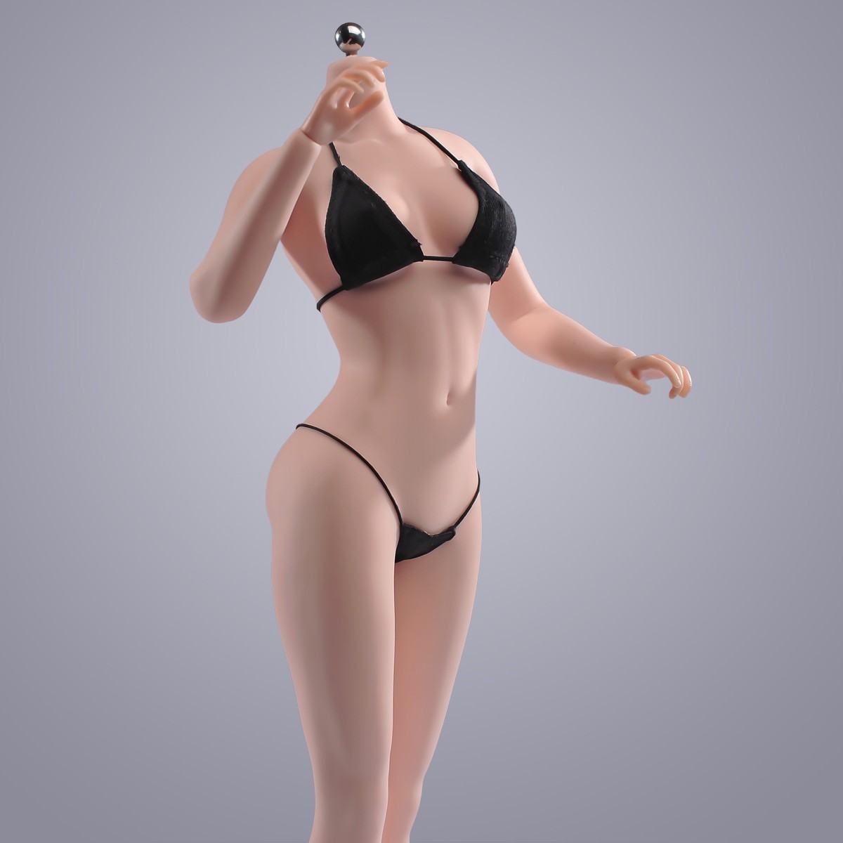 1/6 Female Pale Large Bust Breast Flexible Joint Body For 12”Action Figure