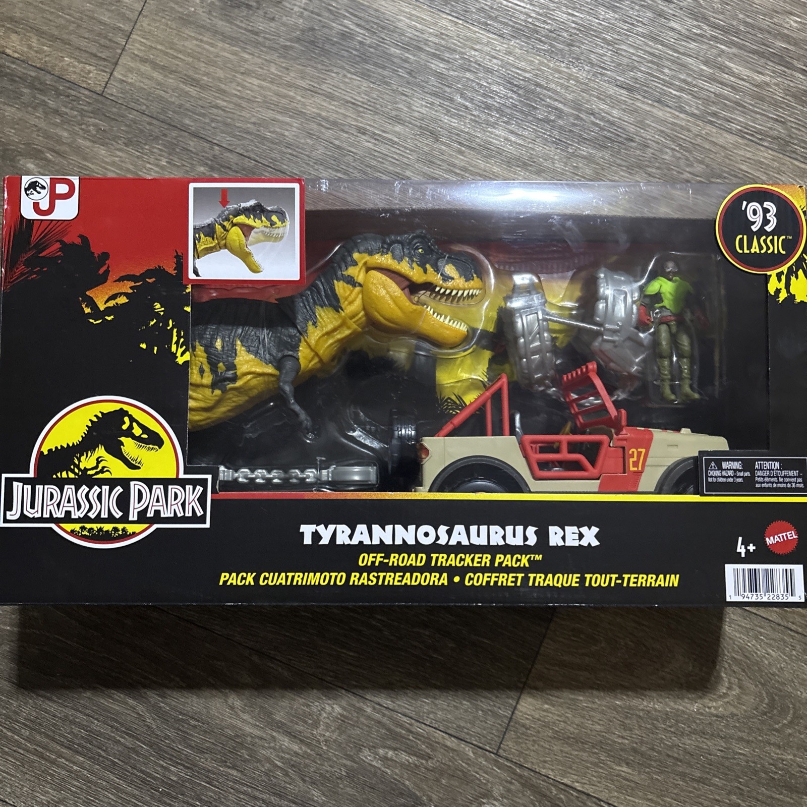 Jurassic Park Tyrannosaurus Rex Off-Road Tracker Pack ’93 Classic Collection