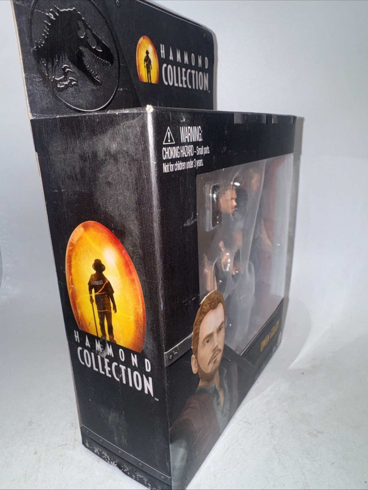JURASSIC WORLD PARK HAMMOND COLLECTION OWEN GRADY MATTEL Chris Pratt 3 3/4” RARE