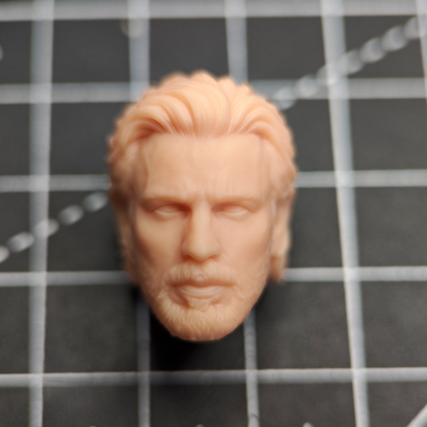 1/18 1/12 1/24 1/10 Old Chris Evans Head Carving Sculpt White Mold