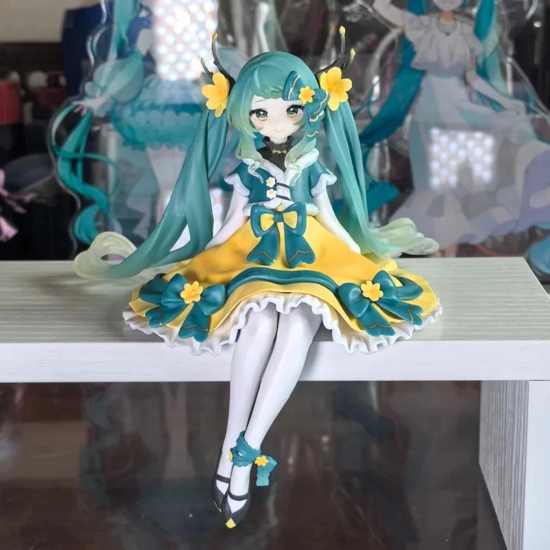 Hatsune Miku Flower Fairy Anemone Noodle Stopper PVC Figure Model Toy
