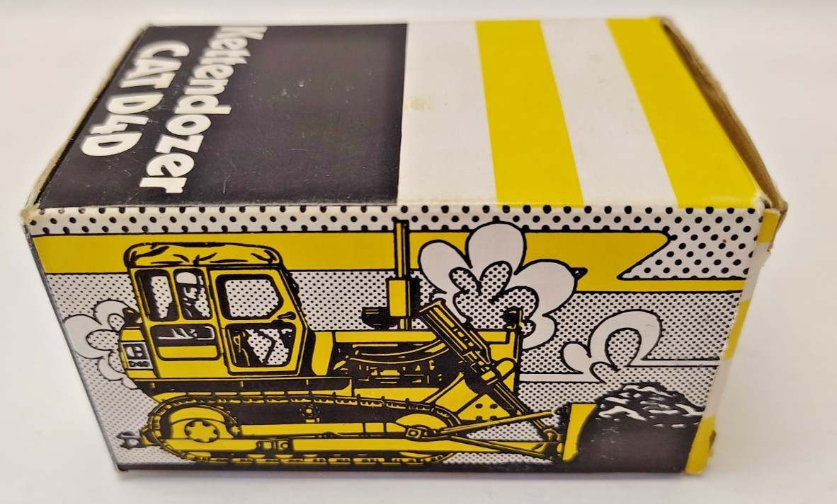 CAT D4D Kettendozer 1:50 CATERPILLAR Diecast Model (Made In W. Germany) W/Box
