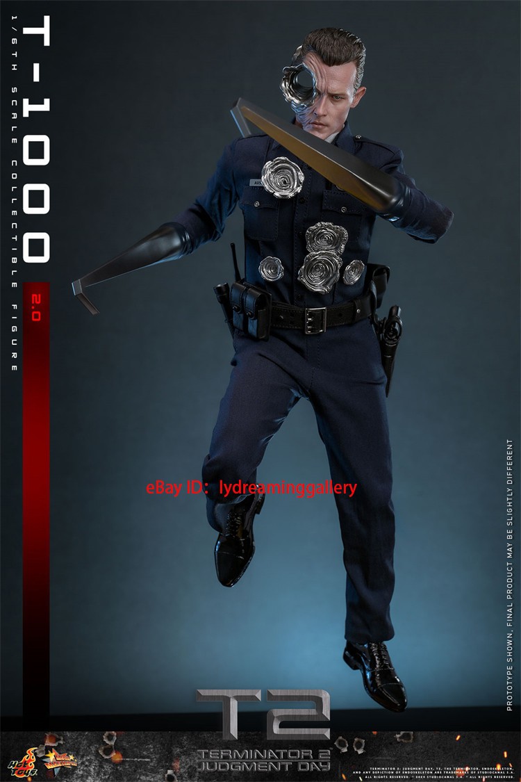 Hot Toys MMS774 Terminator 2：Judgment Day T-1000 2.0 1/6 Limited Action Figure