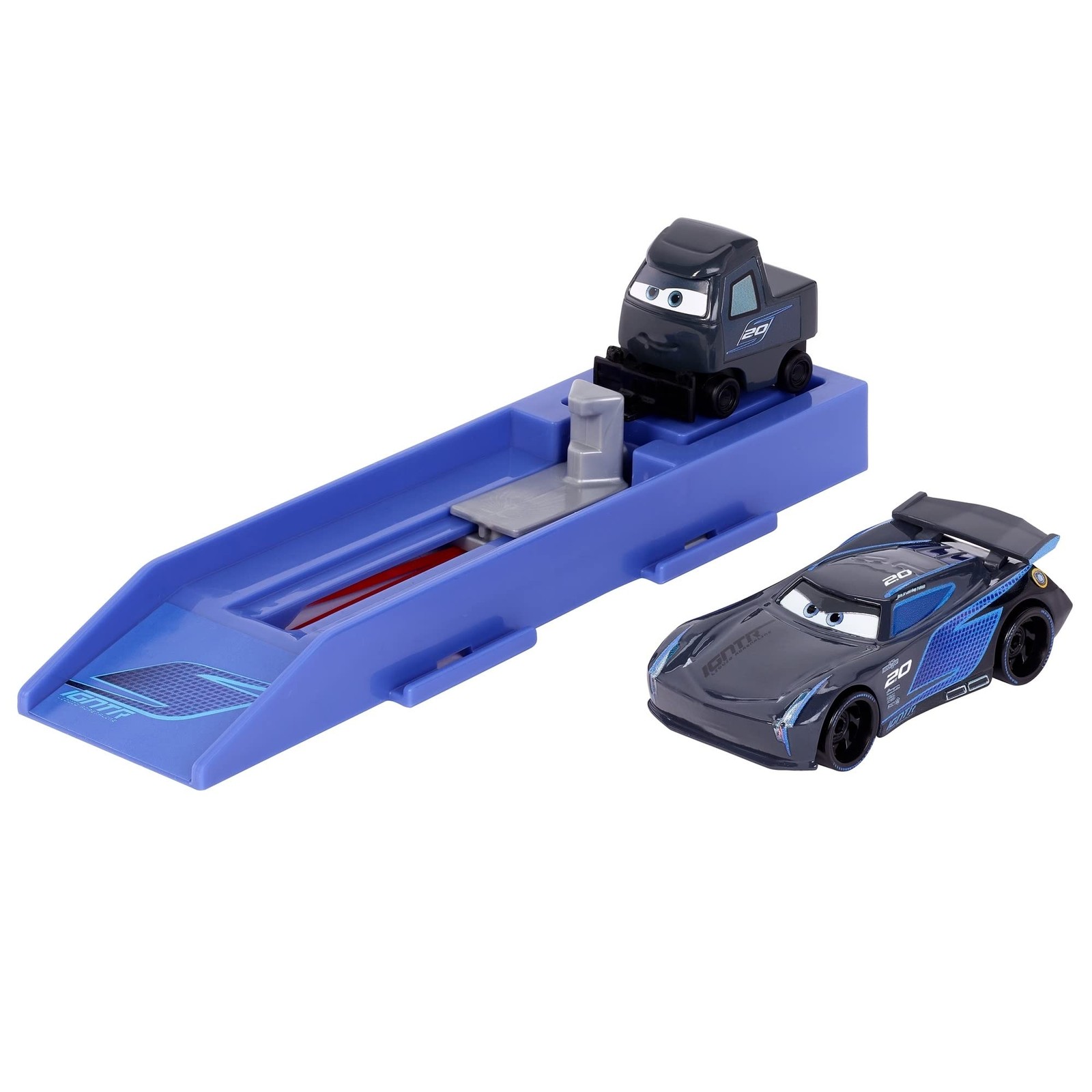 Disney Pixar Cars Launcher + Diecast Jackson Storm Toy Vehicle for Children Aged