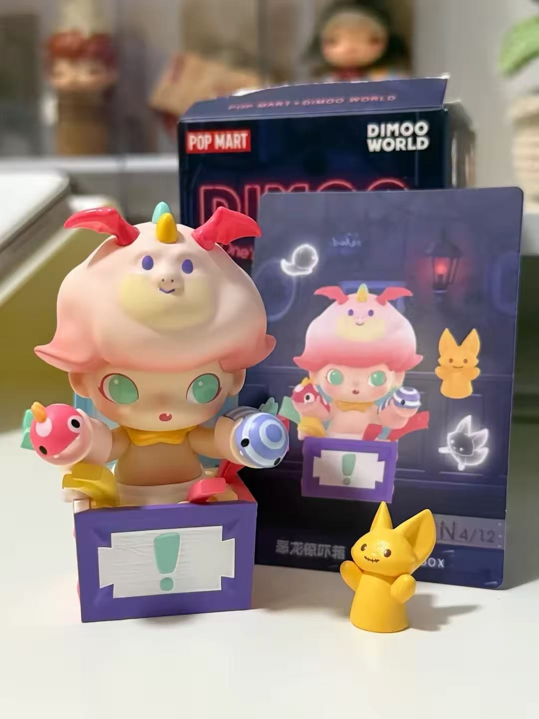 POP MART DIMOO No One’s Gonna Sleep Tonight Series Blind Box Figure Scare Box