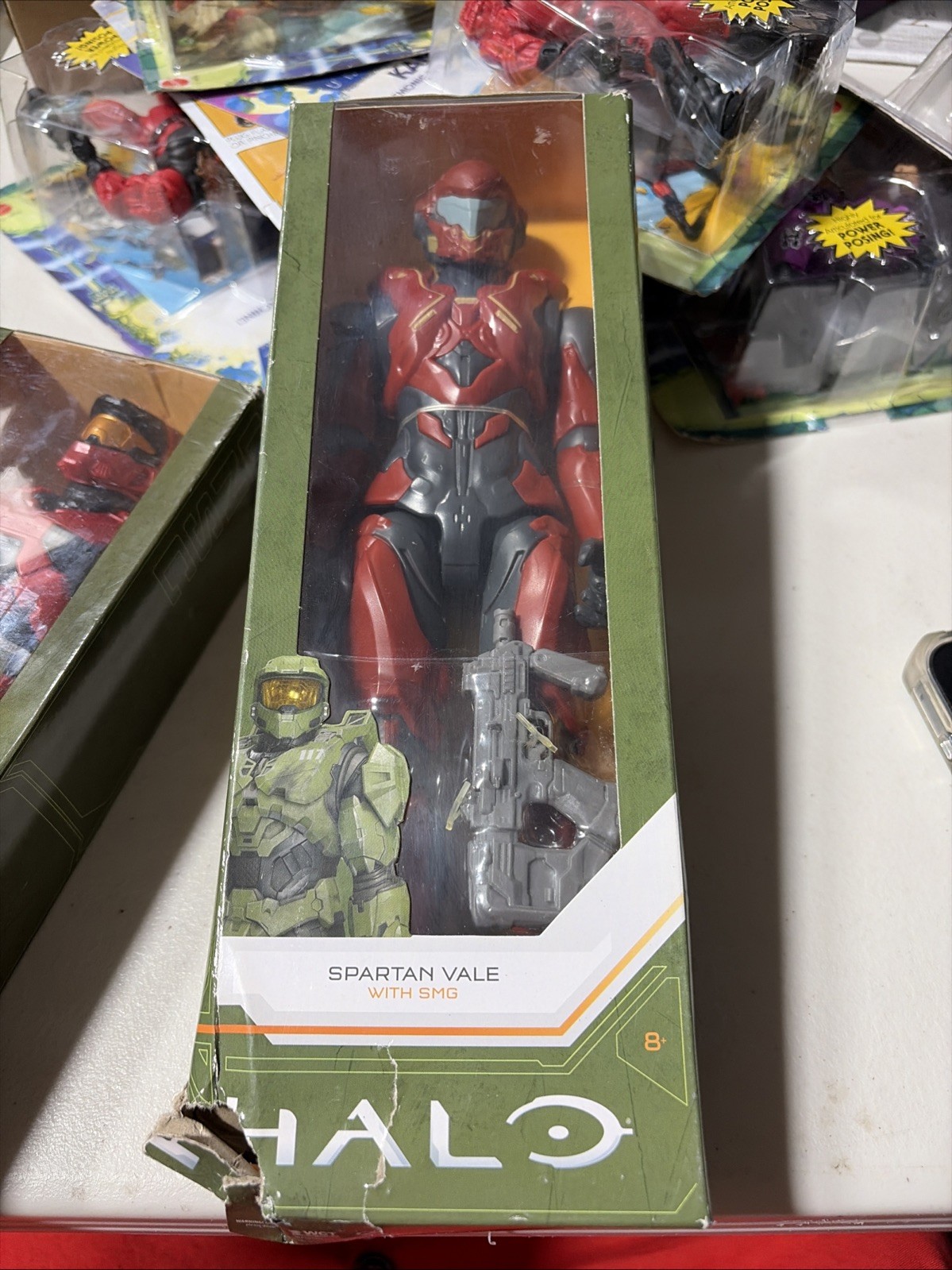 Halo Infinite VALE with SMG 12″ action figure- Card Not Good