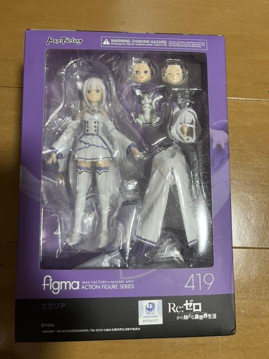 Figma Re: Zero Emilia Figure Starting Life in Another World Max Factory Japan