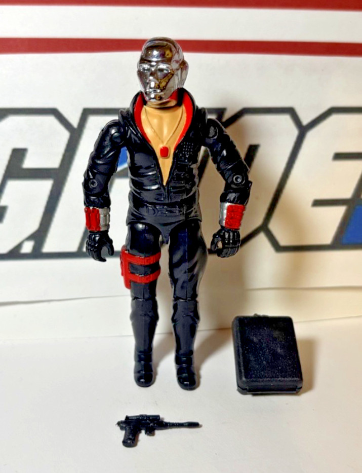 GI Joe Destro 1983 v1 *100% COMPLETE, Near Mint! No Cracks, Tight! Cobra Vintage