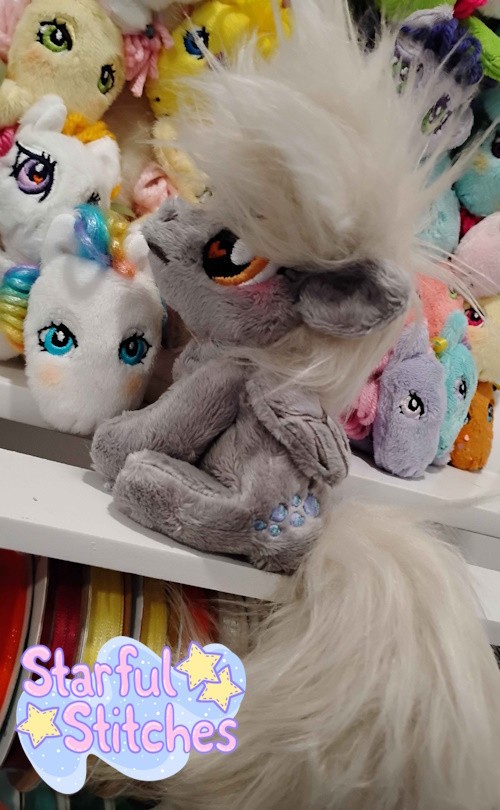 My Little Pony Muffins Bubbles Derpy Hooves – Handmade Vintage Style G4 Plush