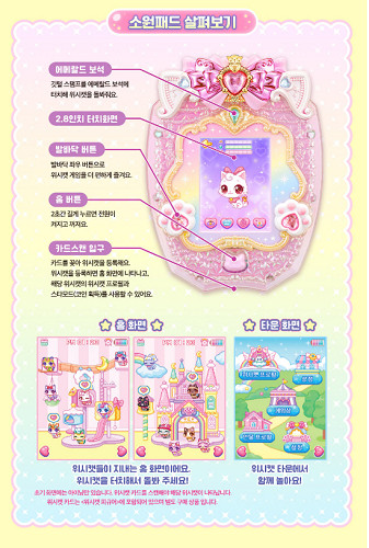 2024 WishCat Wish Pad Diary Bag Virtual Pets Melody Game Wish Cat /korea